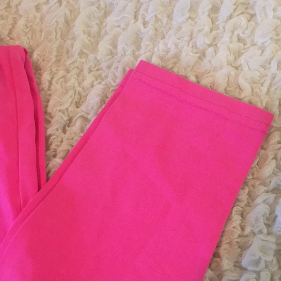 Fluorescent Pink Leggings - Picture 2 of 9